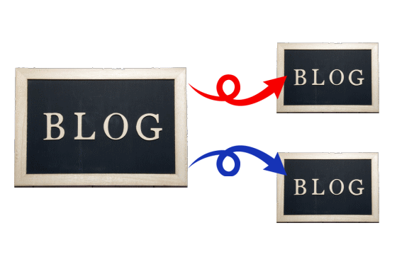 ブログの分割